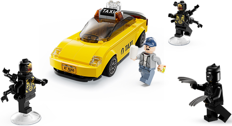 76269+6487483 LEGO® Avengers Tower + Taxi Used Set
