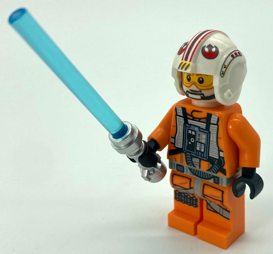 Luke Skywalker (Pilot, Printed Legs, Visor Up/Down, Askew Front Panel)