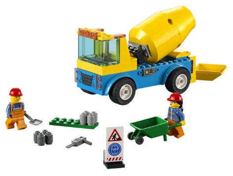 LEGO® 60325 Cement Mixer Truck (RETIRED SET)