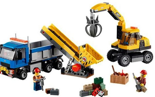 60075 LEGO® Excavator and Truck Used Set