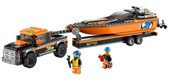 60085 LEGO® 4x4 with Powerboat Used Set