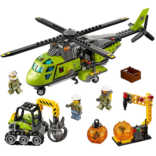 60123 LEGO® Volcano Supply Helicopter Used Set