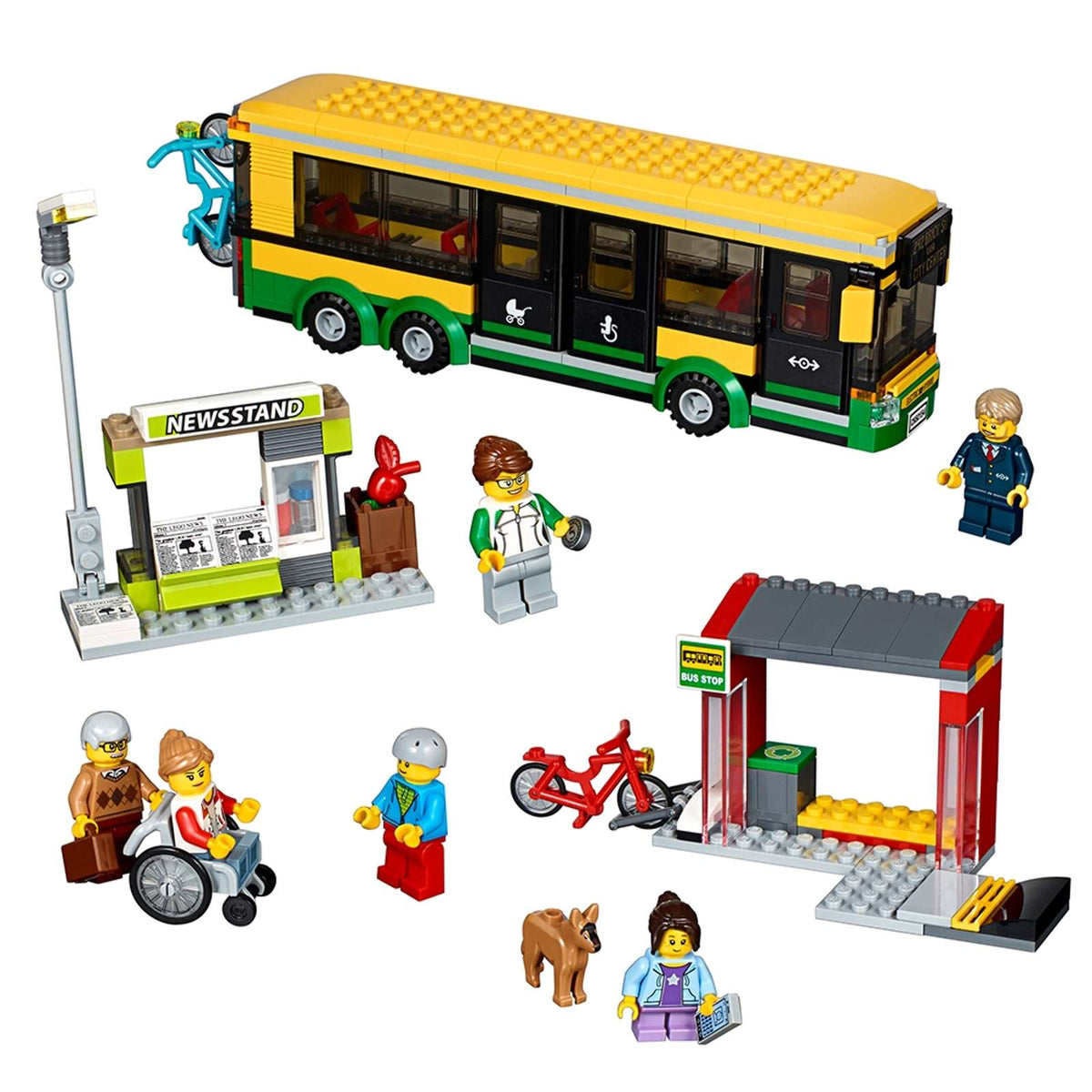 60154 LEGO® Bus Station Used Set