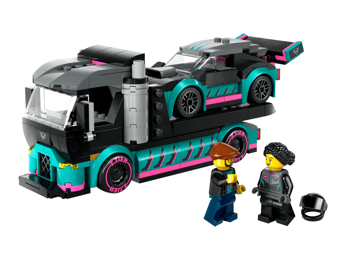 60406 LEGO® Race Car and Car Carrier Truck Used Set