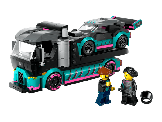 60406 LEGO® Race Car and Car Carrier Truck Used Set