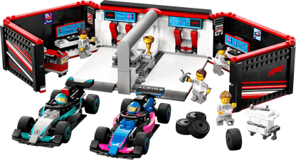 60444 LEGO® F1 Garage & Mercedes-AMG & Alpine Cars