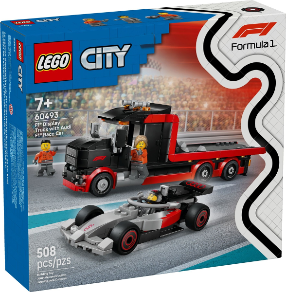 LEGO® 60493 F1® Display Truck with Audi F1® Race Car