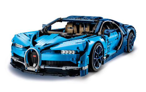 Used Set 42083 Bugatti Chiron (with Instruction Manuals, No Box)