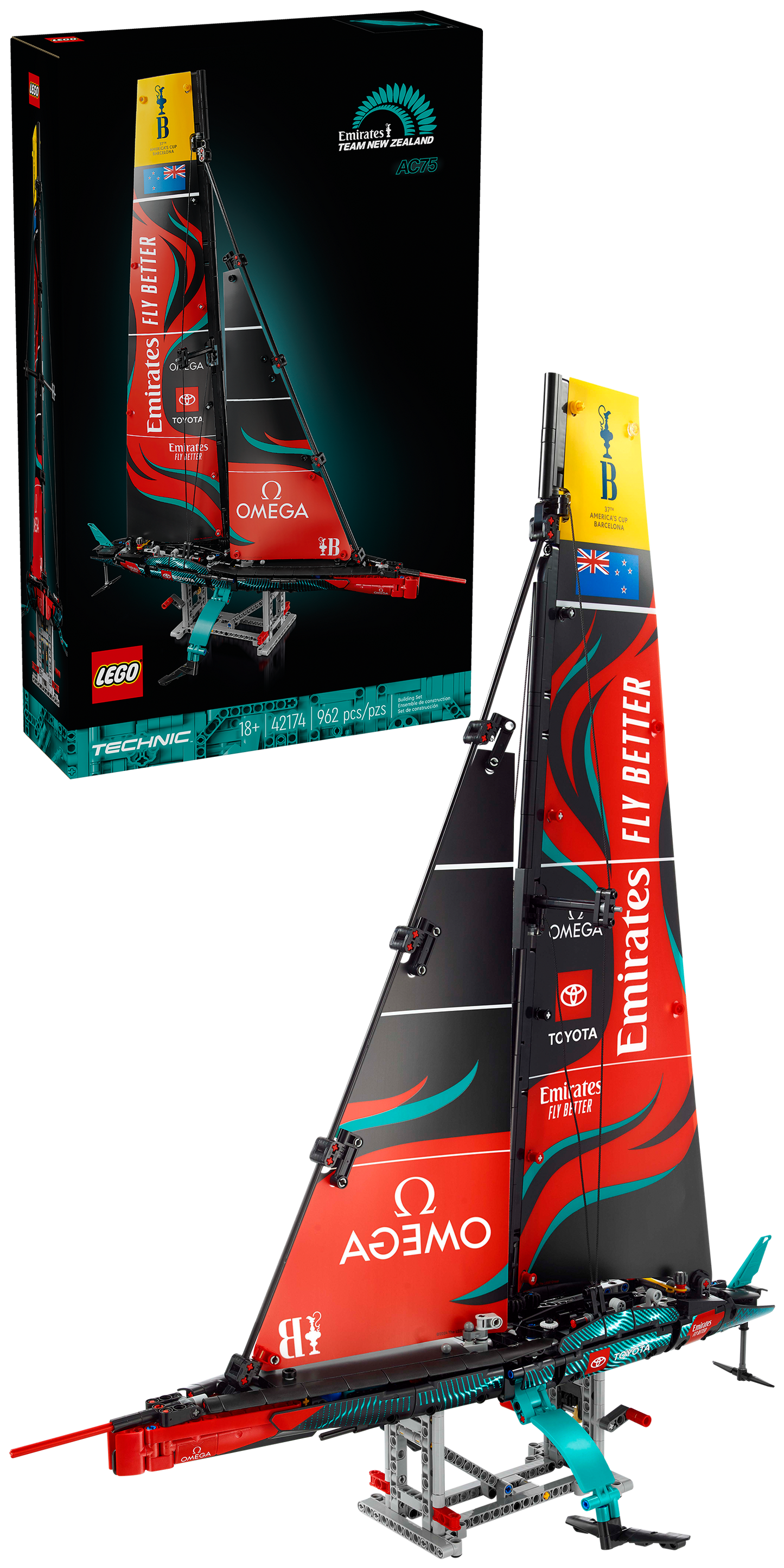 LEGO® 42174 Emirates Team New Zealand AC75 Yacht
