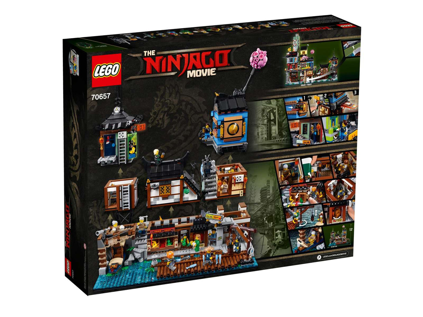 70657 LEGO® NINJAGO City Docks Damaged Box