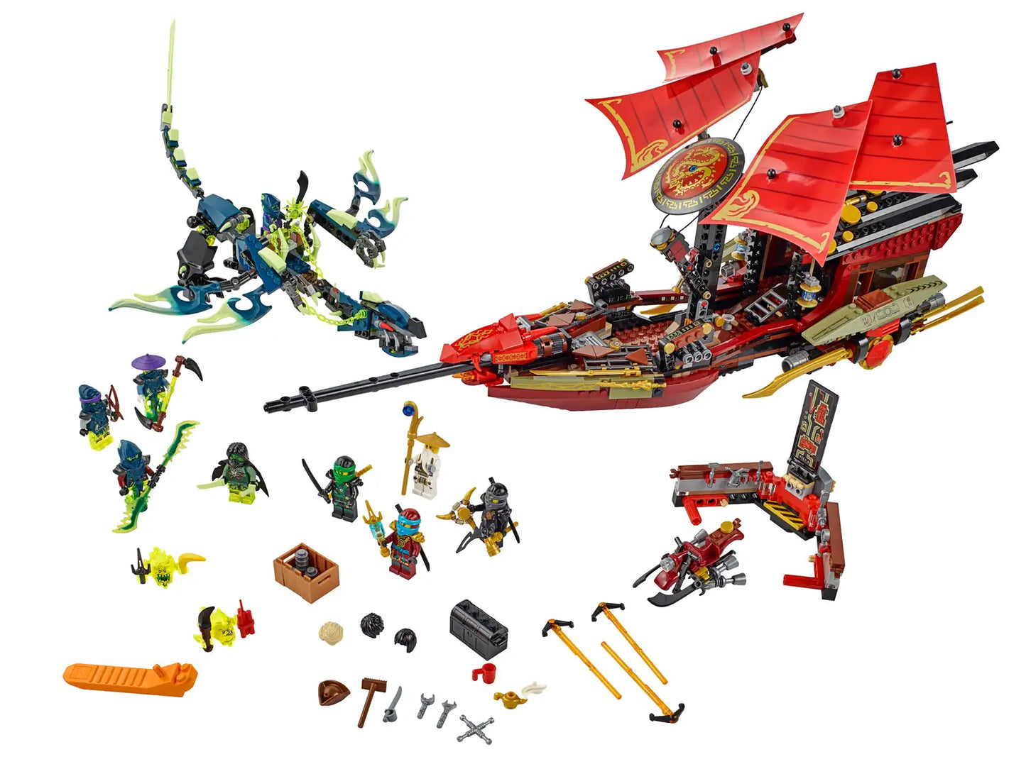 70738 LEGO® Final Flight of Destiny's Bounty Damaged Box