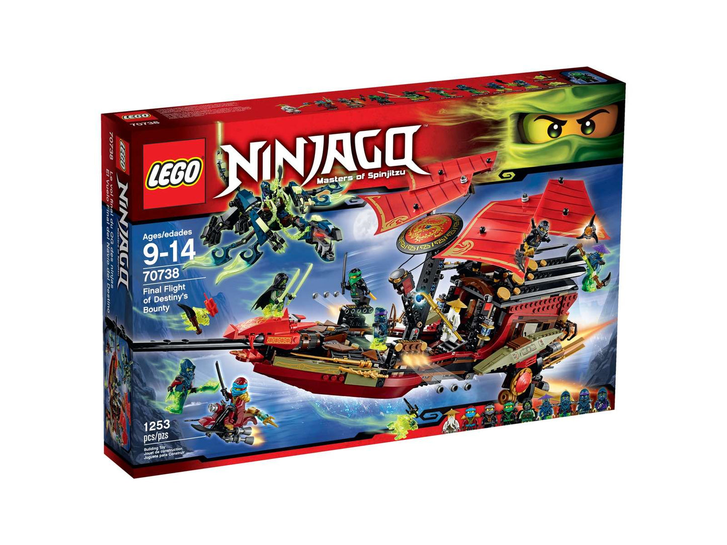 70738 LEGO® Final Flight of Destiny's Bounty Damaged Box