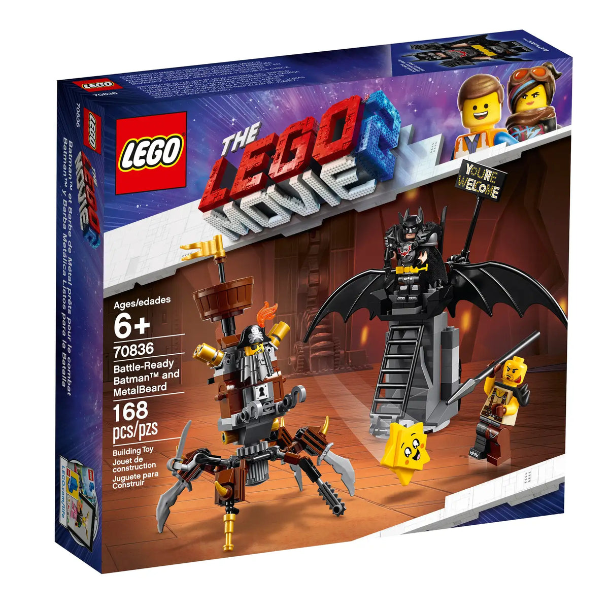 70836 LEGO® Battle-Ready Batman and MetalBeard