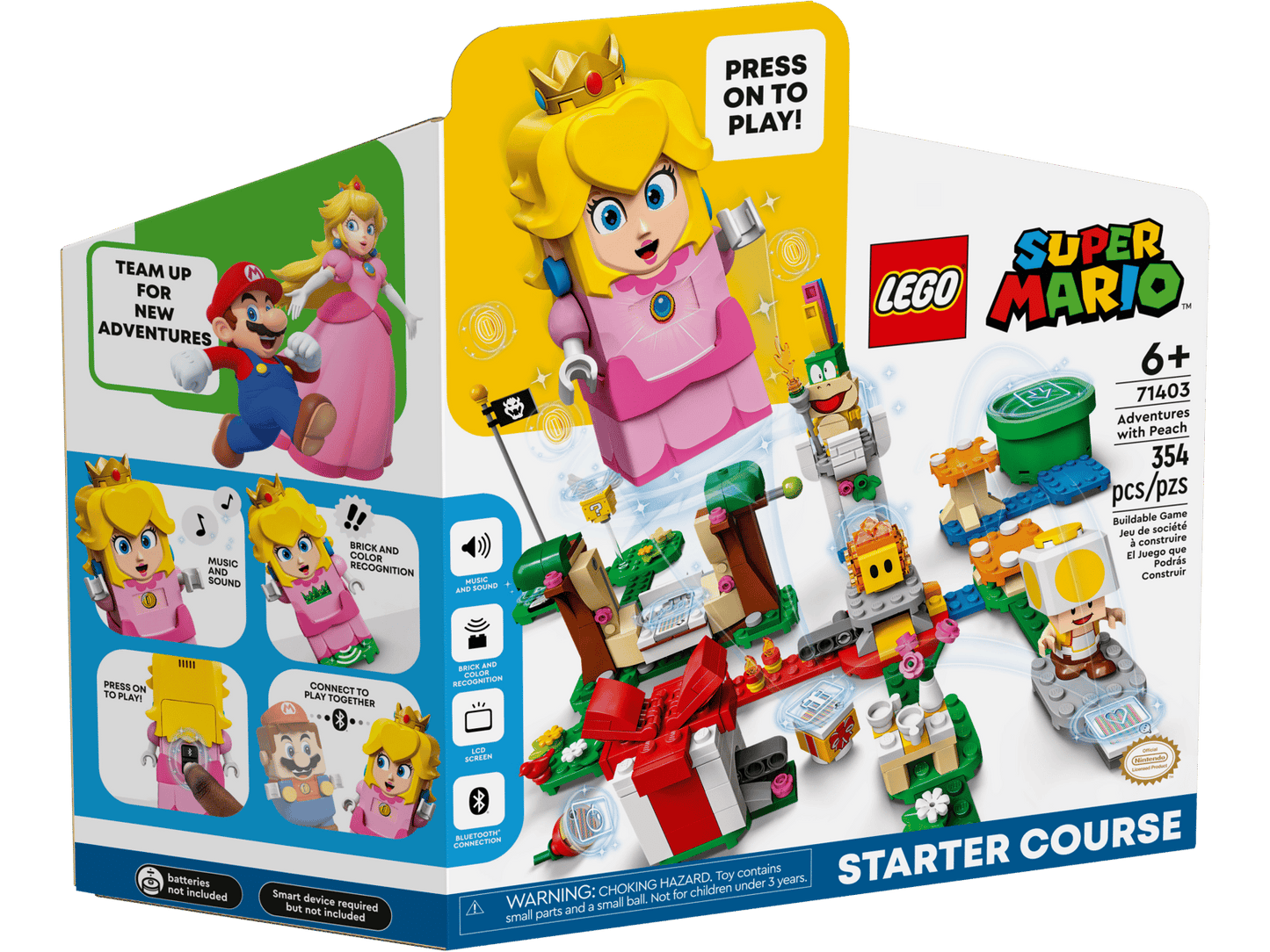 71403 LEGO® Adventures with Peach - Starter Course Certified Set
