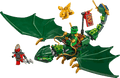 71829 LEGO® Lloyd's Green Forest Dragon Used Set