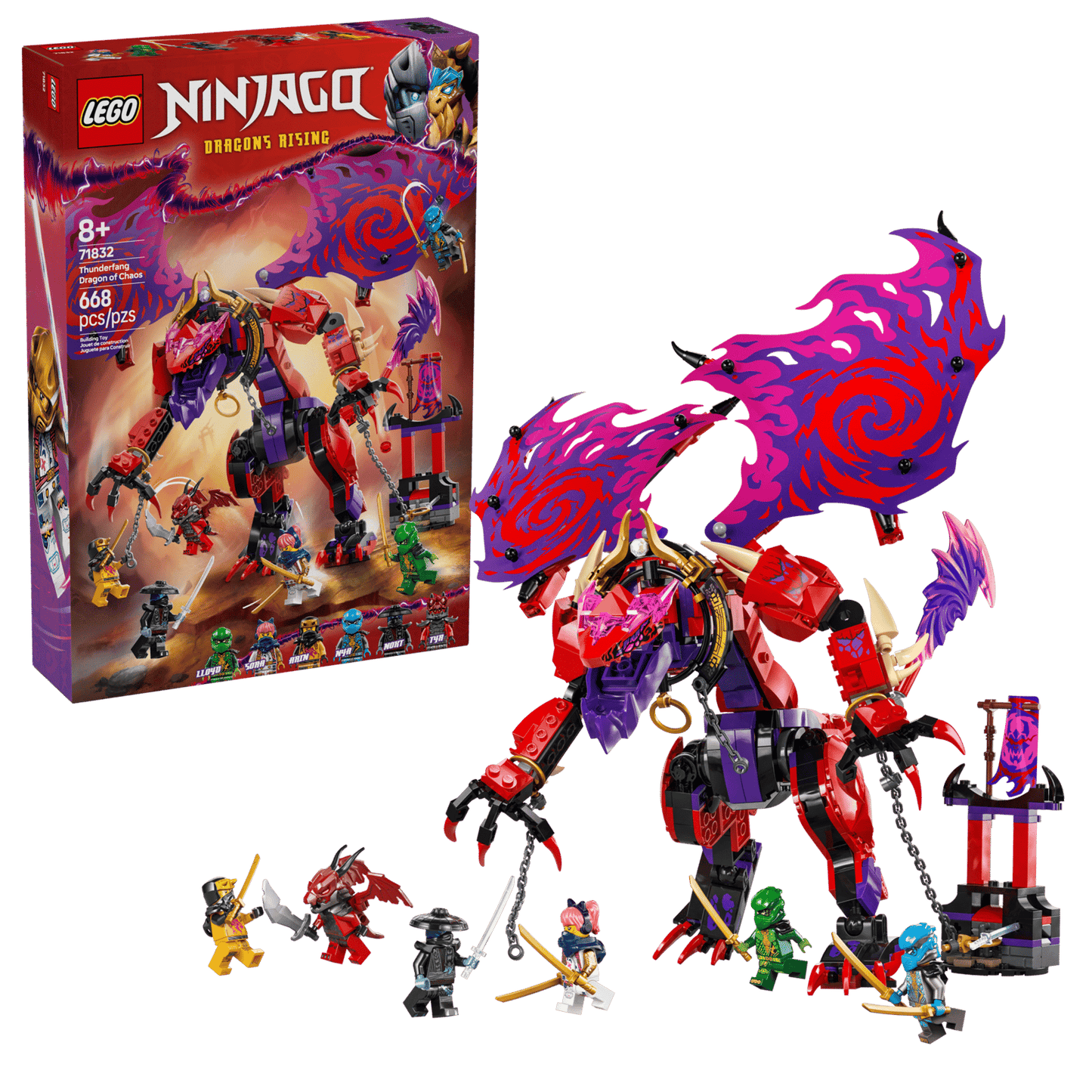 LEGO® 71832 Thunderfang Dragon of Chaos