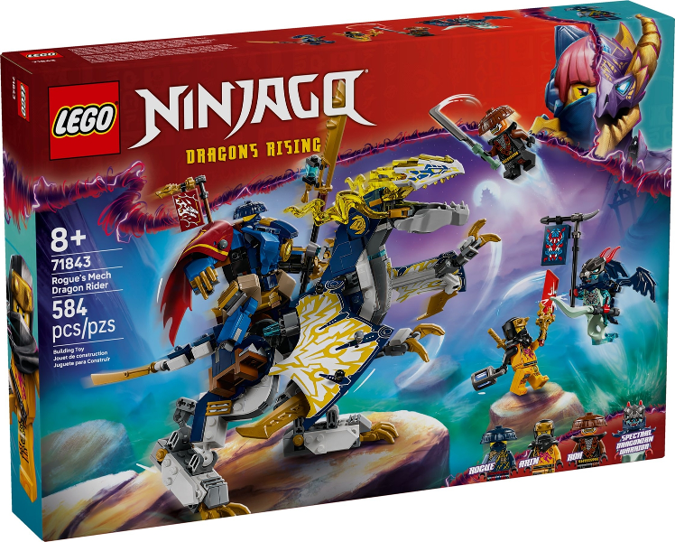 LEGO® 71843 Rogue's Mech Dragon Rider
