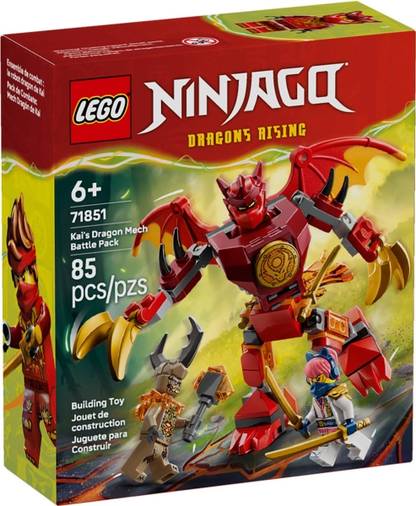 LEGO® 71851 Kai's Dragon Mech Battle Pack