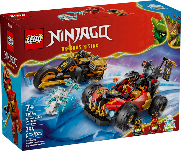 71864 LEGO® Kai and Cole's Combiner Vehicles