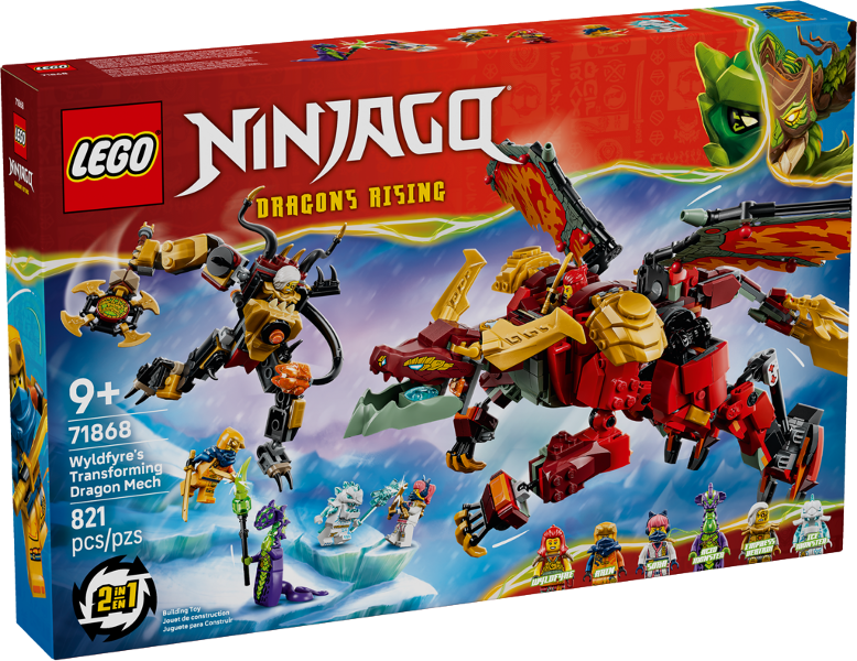71868 LEGO® Wyldfyre's Transforming Dragon Mech