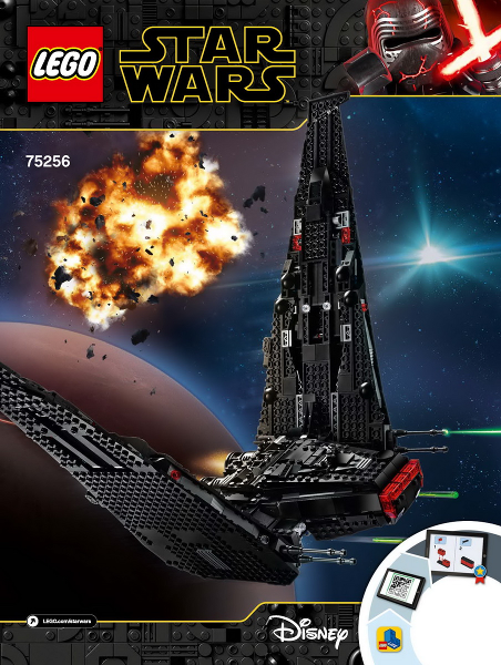 75256 LEGO® Kylo Ren's Shuttle CERTIFIED SET