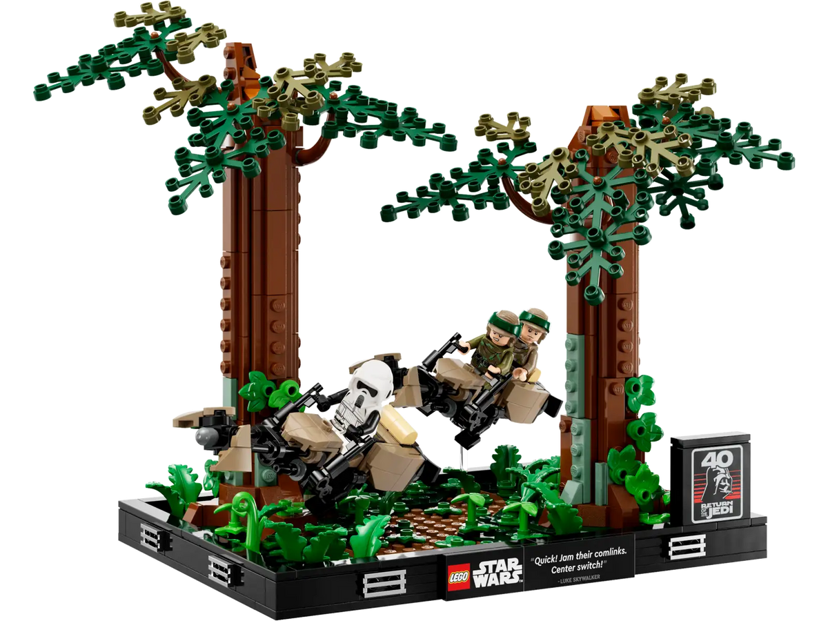 75353 LEGO® Endor Speeder Chase Diorama Used Set