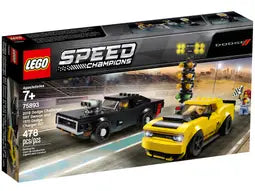 LEGO® 75893 2018 Dodge Challenger SRT Demon and 1970 Dodge Charger R/T