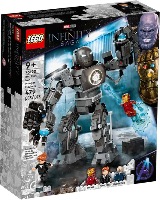 LEGO® 76190 Iron Man: Iron Monger Mayhem Certified Set