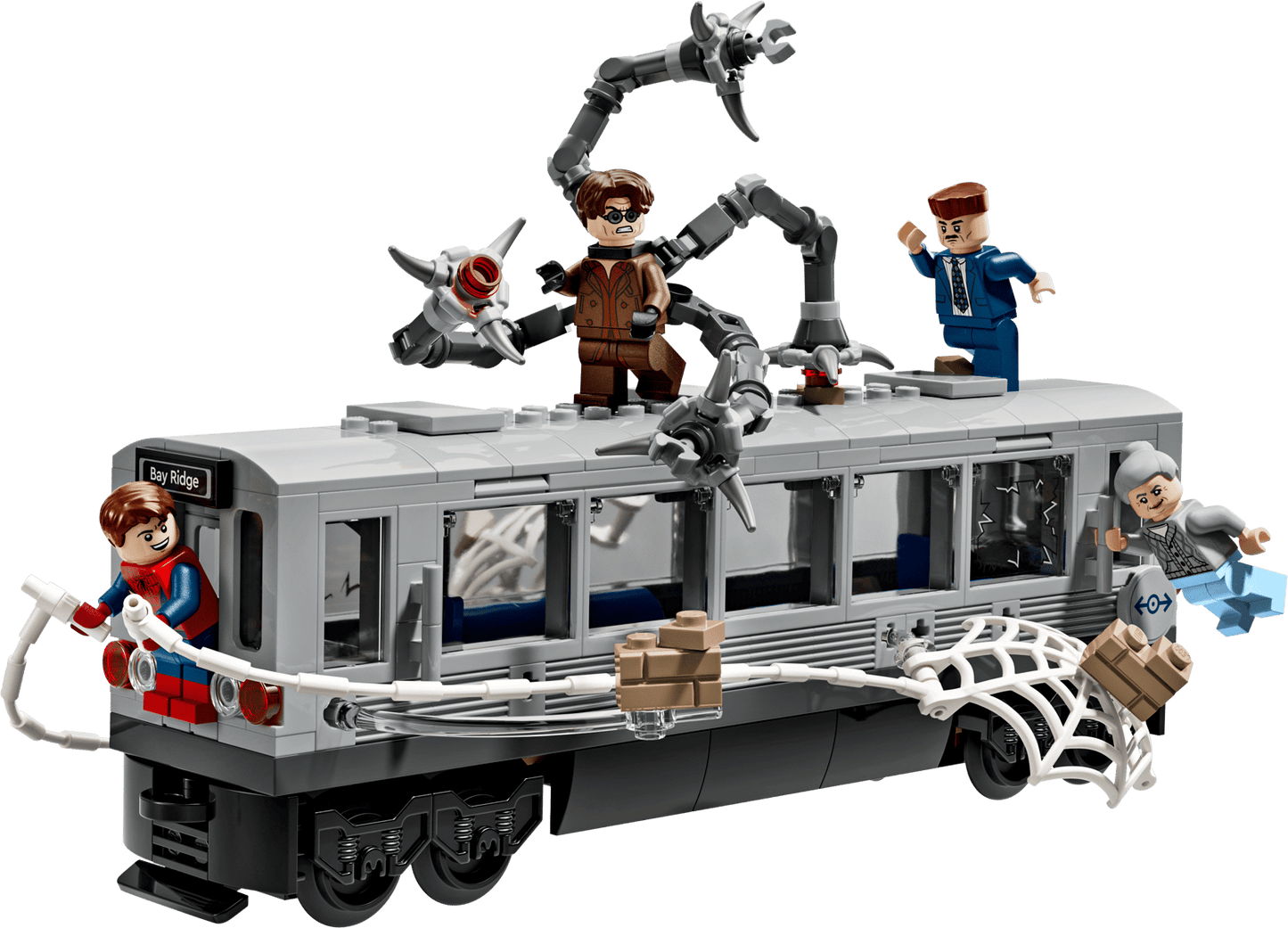 LEGO® 76321 Spider-Man vs. Doc Ock Subway Train Scene