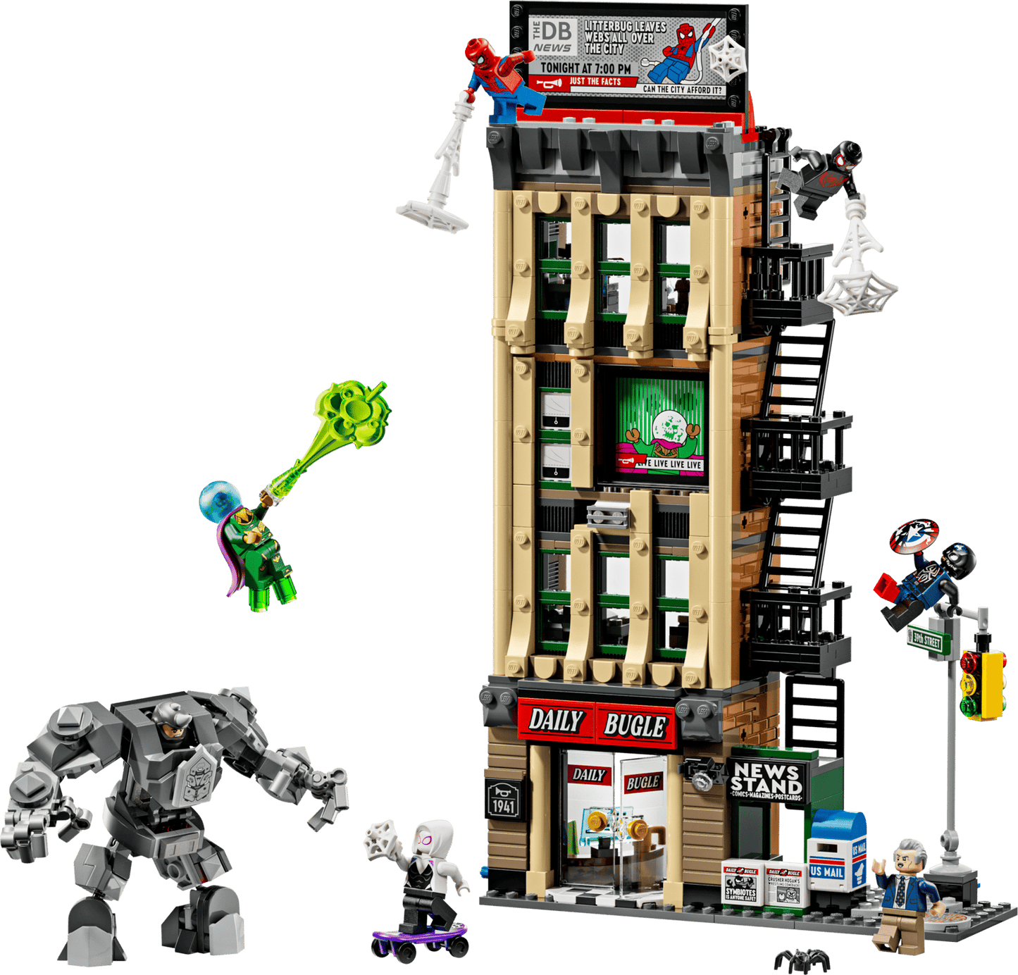 LEGO® 76342 Spider-Man vs. Mysterio: The Daily Bugle