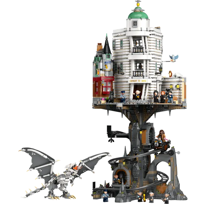 76417 LEGO® Gringotts Wizarding Bank + 40598 Gringotts Vault GWP Used Sets