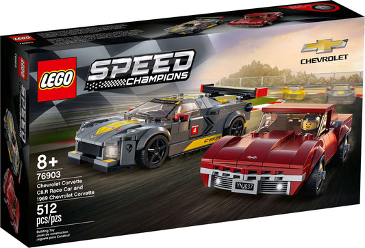 76903 LEGO® Chevrolet Corvette C8.R Race Car and 1968 Chevrolet Corvette