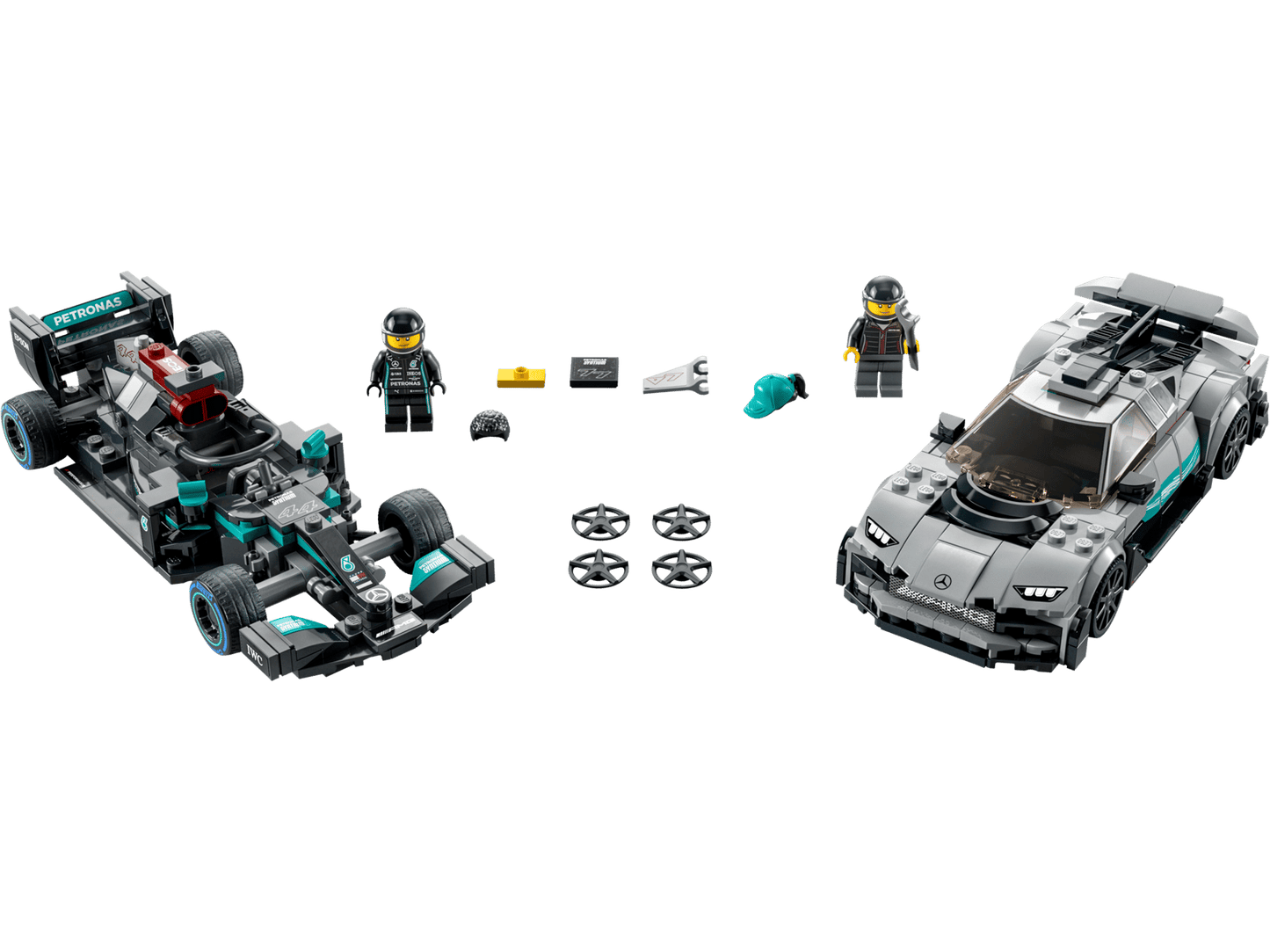 LEGO® 76909 Mercedes-AMG F1 W12 E Performance & Mercedes-AMG Project One Certified Set