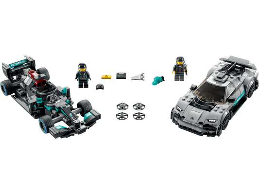 LEGO® 76909 Mercedes-AMG F1 W12 E Performance & Mercedes-AMG Project One Certified Set