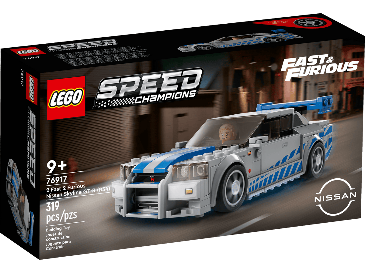 76917 LEGO® 2 Fast 2 Furious Nissan Skyline GT-R (R34) Damaged Box