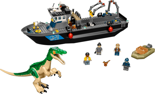 LEGO® 76942 Baryonyx Dinosaur Boat Escape Used Set