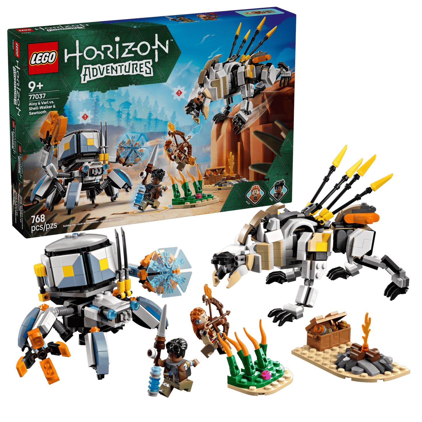 77037 LEGO® Aloy & Varl vs. Shell-Walker & Sawtooth