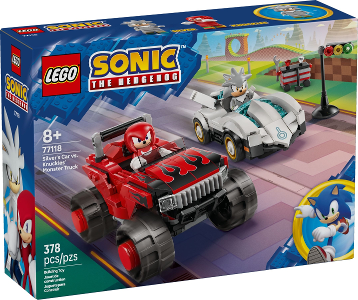 LEGO® 77118 Silver's Car vs. Knuckles' Monster Truck