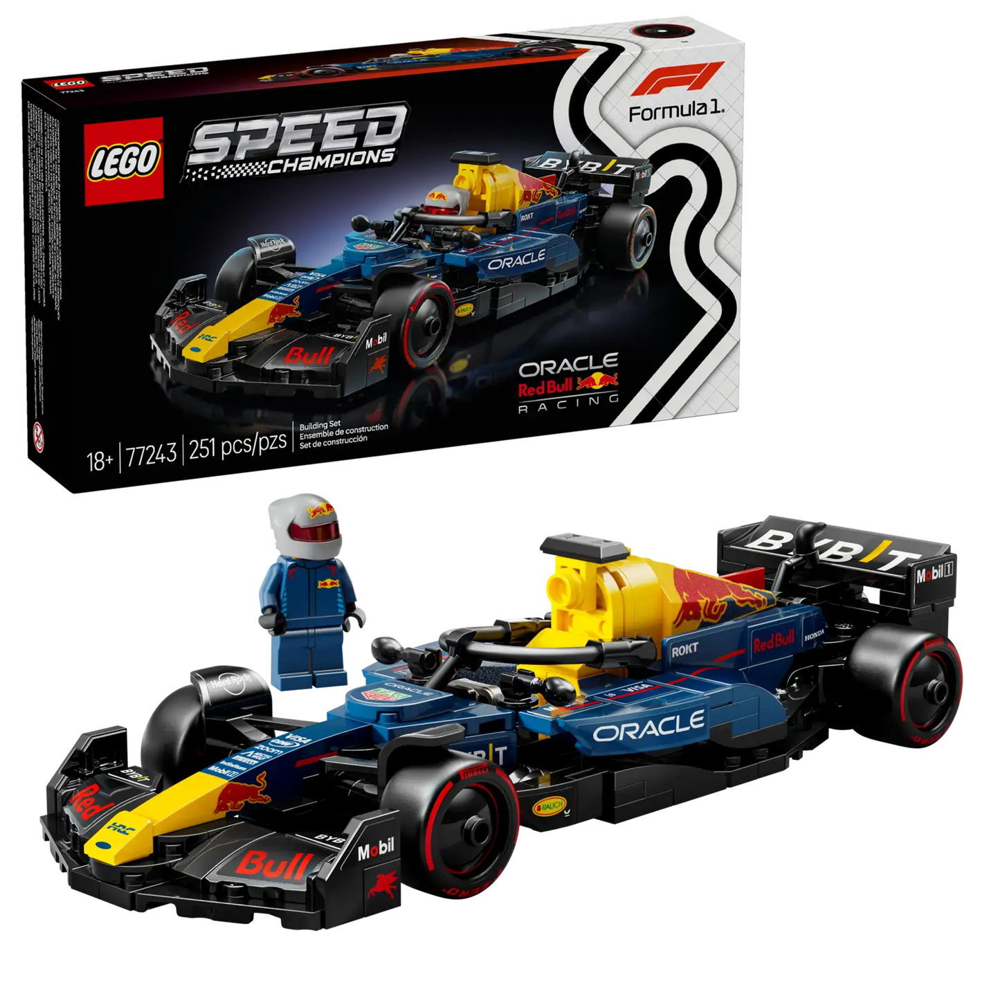 LEGO® 77243 Oracle Red Bull Racing RB20 F1 Race Ca