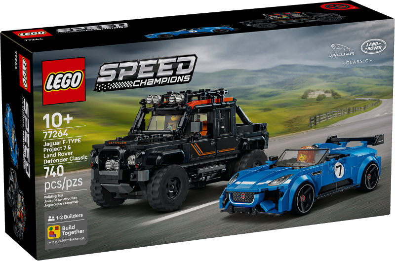 77264 LEGO® Jaguar Project 7 & Land Rover Defender