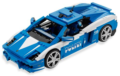 8214 LEGO® Lamborghini Gallardo LP 560-4 Polizia Used Set