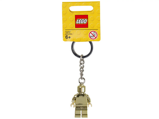 LEGO® Golden Minifigure Key Chain (Chrome Gold)