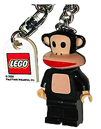 Paul Frank Julius & Friends Key Chain Used