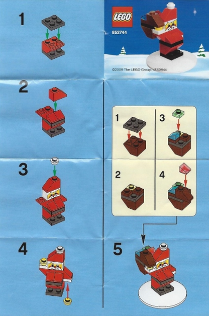 852744 LEGO® Christmas Tree Ornaments, Build Your Own Holiday Ornaments