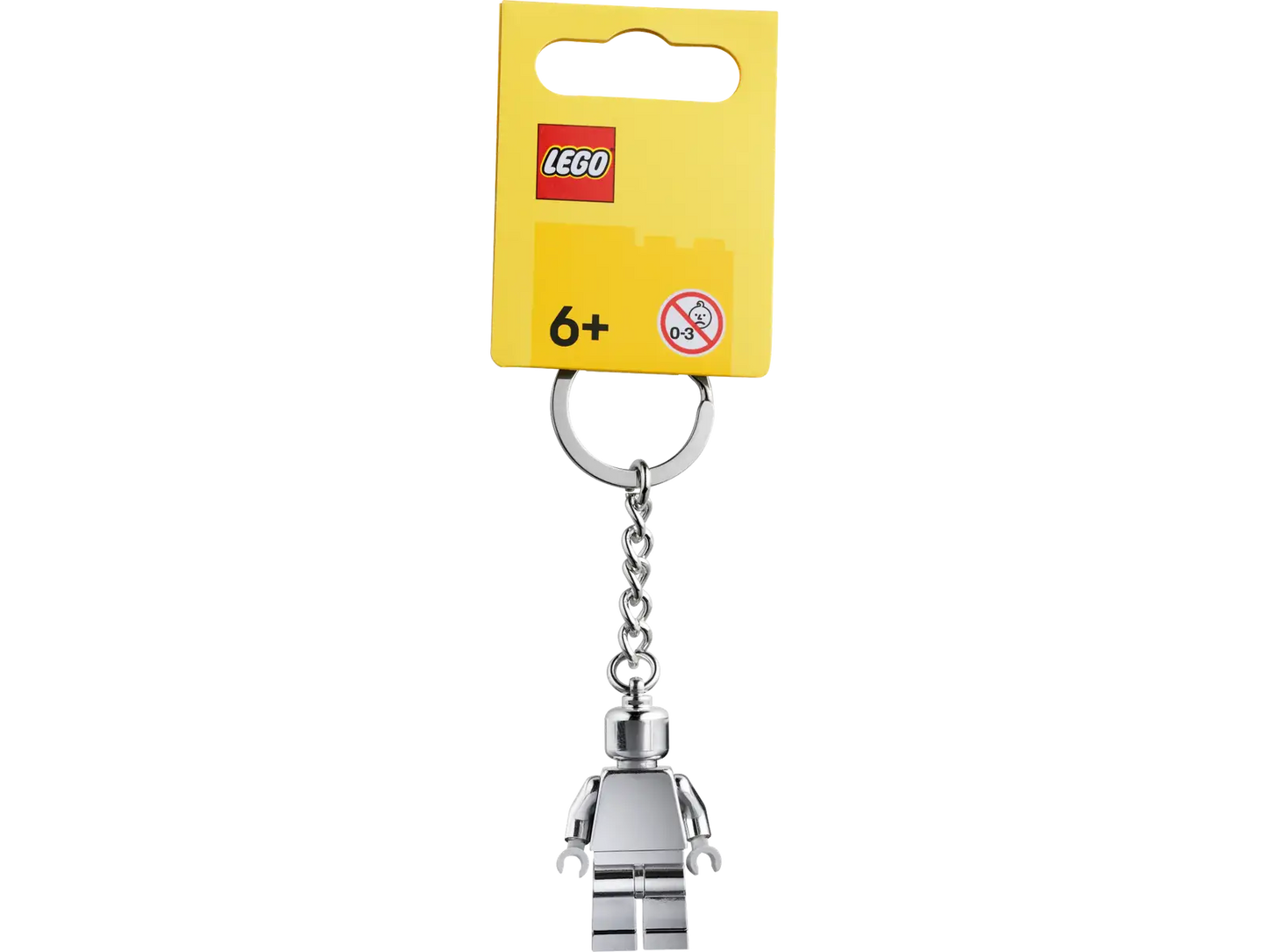 LEGO® Chrome Silver Minifigure Key Chain