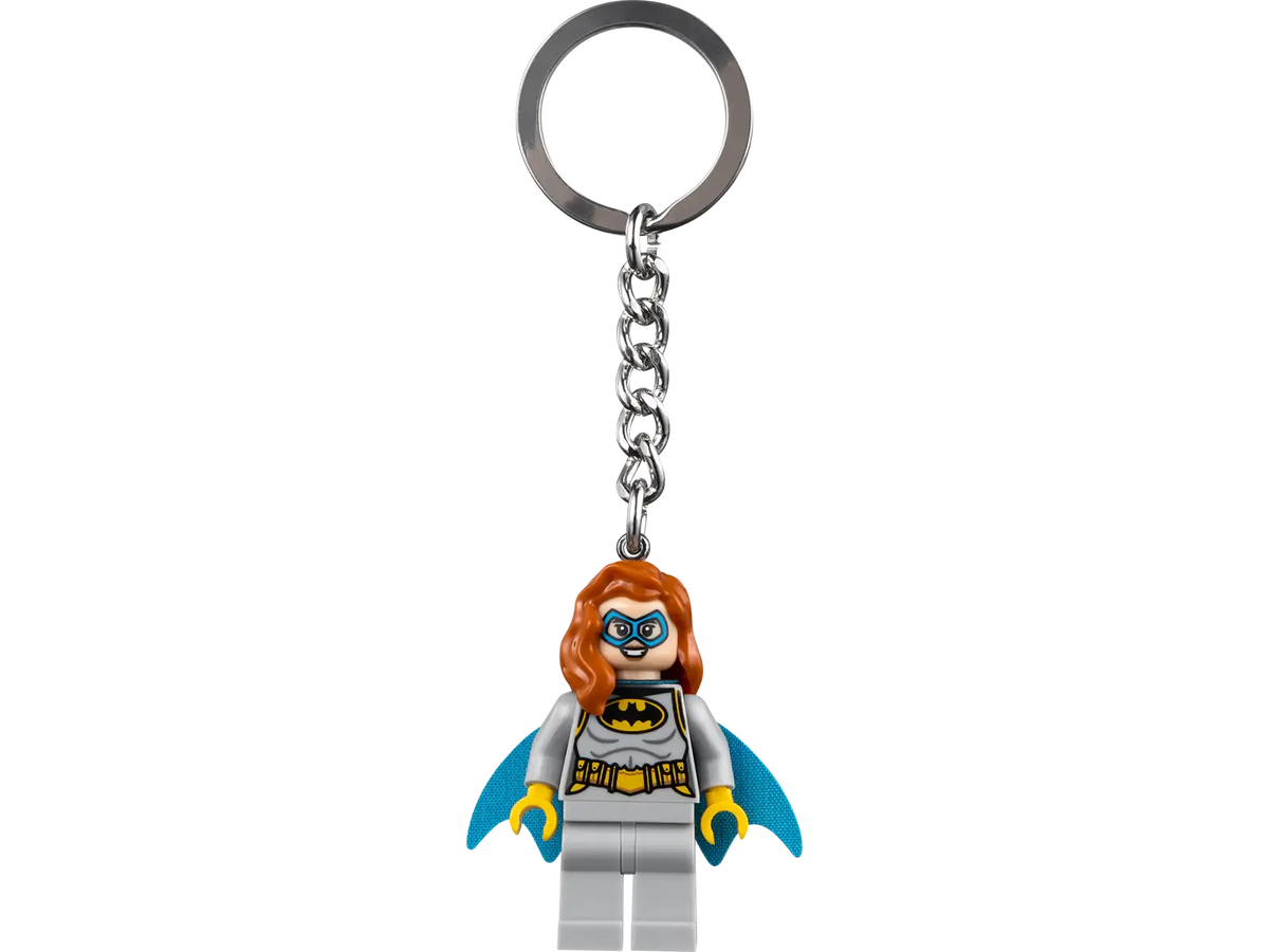 LEGO® Batgirl (Light Bluish Gray Suit) Key Chain