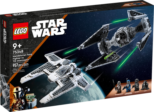 LEGO® 75348 Mandalorian Fang Fighter vs TIE Interceptor
