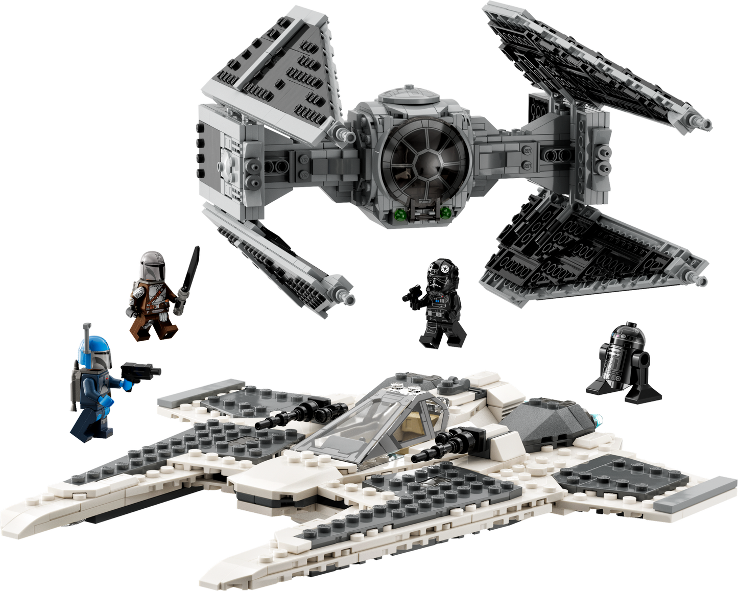LEGO® 75348 Mandalorian Fang Fighter vs TIE Interceptor