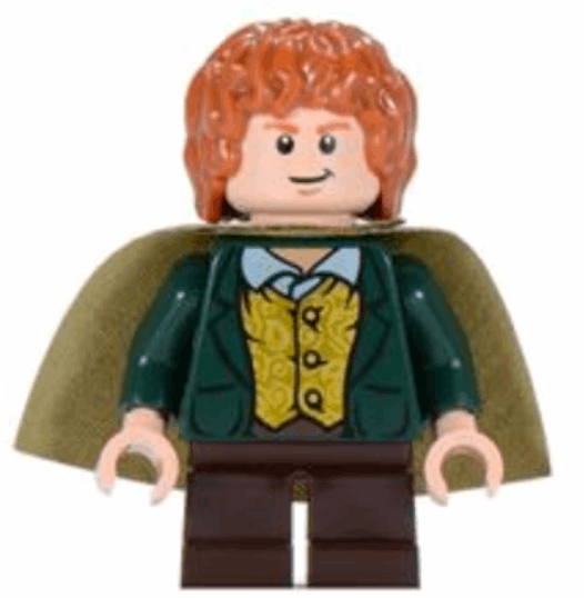 Meriadoc Brandybuck (Merry) - Dark Orange Hair