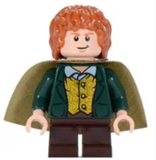 Meriadoc Brandybuck (Merry) - Dark Orange Hair